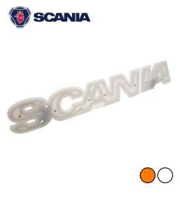 Base lumineuse Logo Scania Blanc et orange   - 3