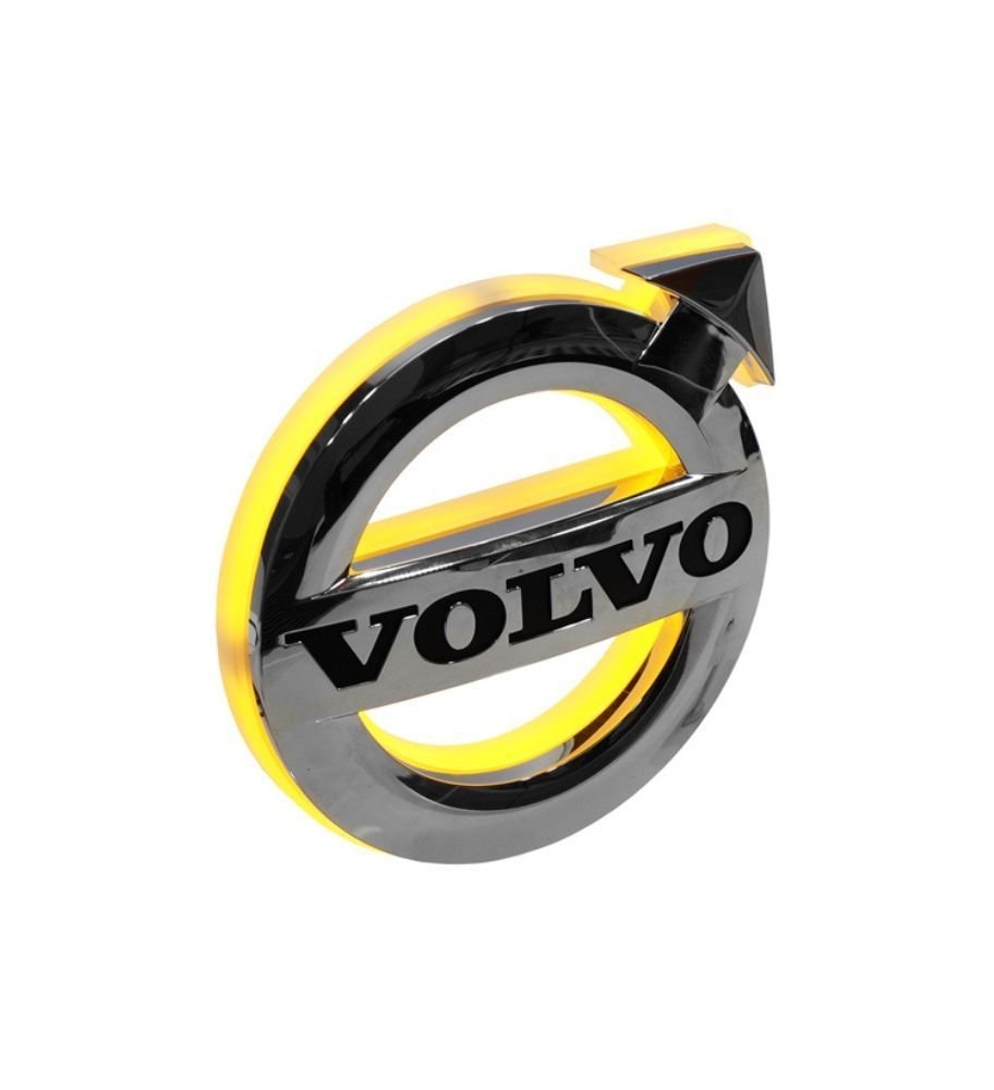 Light base volvo emblem 2021+ 15cm Two-coloured  - 3