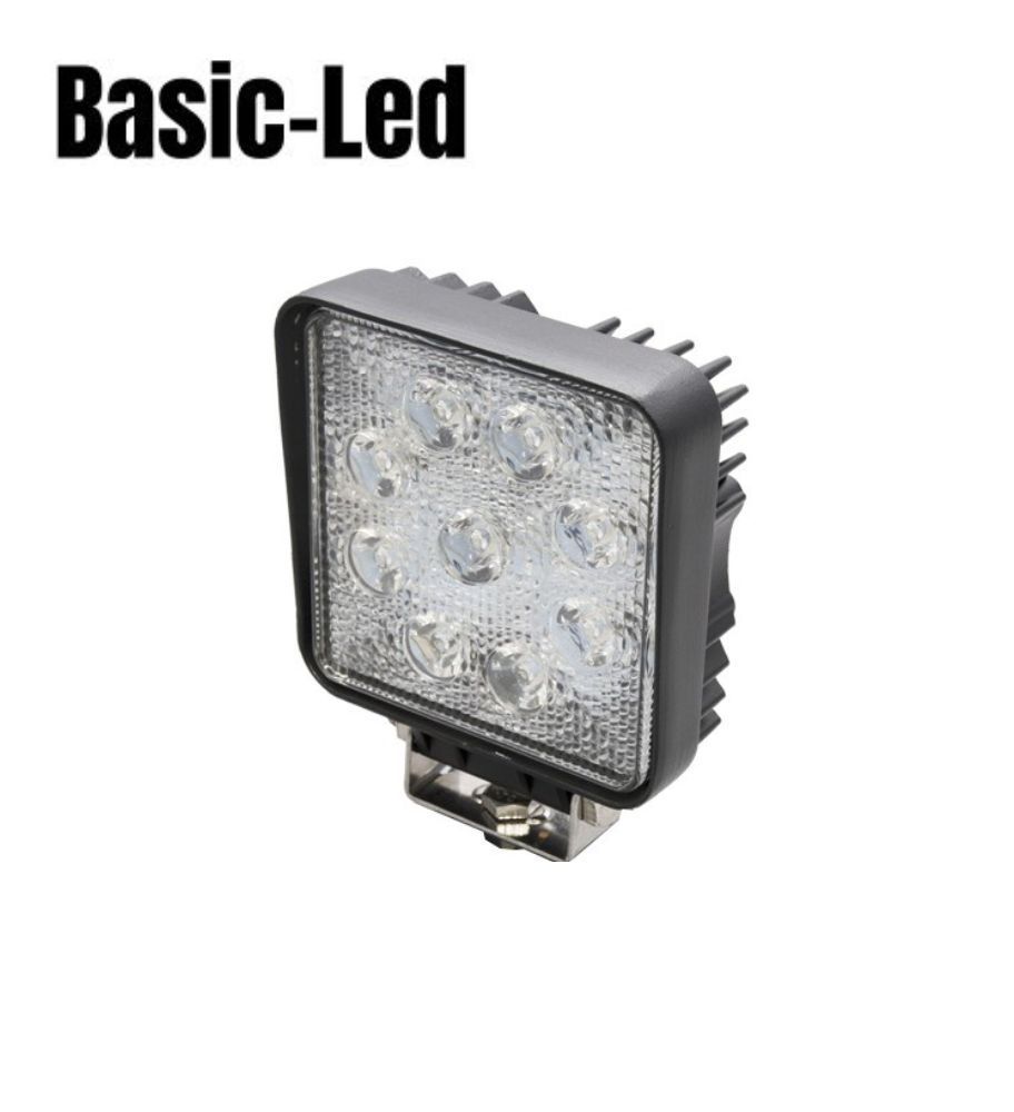 Basic Led phare de travail carré 24W  - 2