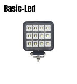 Basic Led Square worklight with switch 12W  - 2