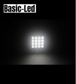 Basic Led Vierkante werklamp met schakelaar 16W  - 4