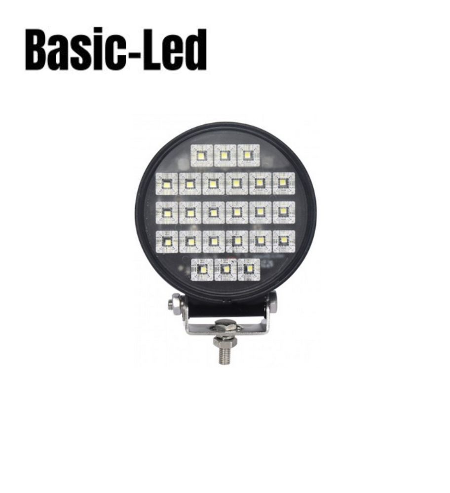 Basic Led Round worklight with switch 24W  - 1