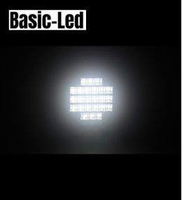 Basic Led Round worklight with switch 24W  - 3