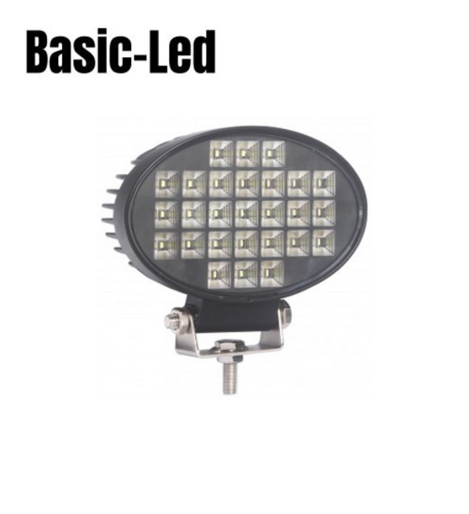 Basic Led Oval worklight with switch 40W  - 1