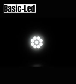 Basic Led vierkante werklamp 20W  - 3