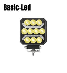 Basic Led vierkante werklamp 15W met witte positielichten  - 2