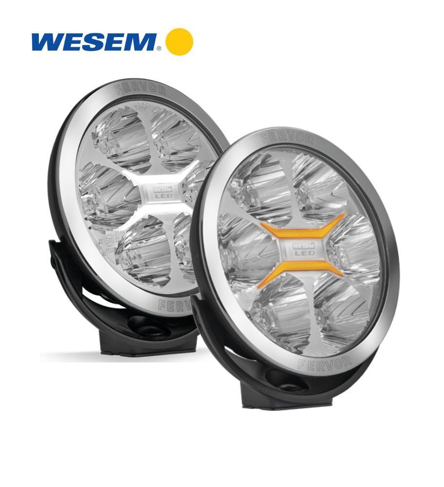 Wesem Fervor 220 Long Range High Beam Chrome 27W Position Light  - 1