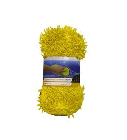 Yellow microfibre car wash sponge  - 4