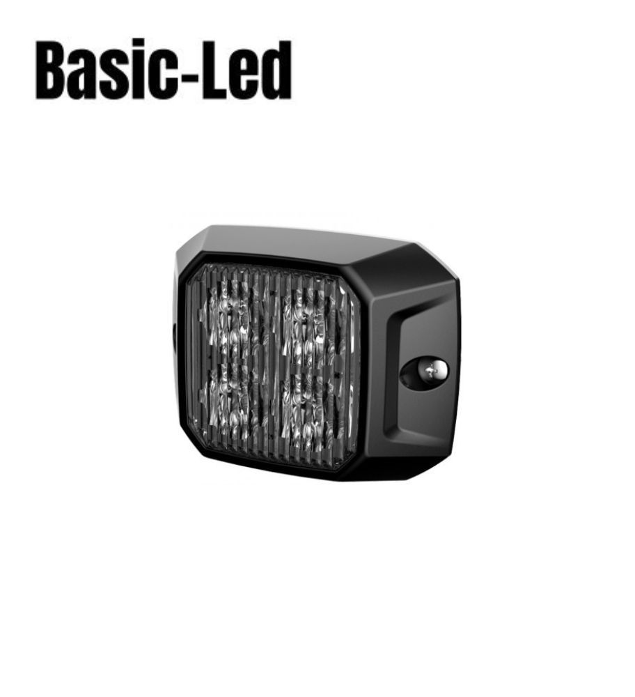 Basic Led Flash Carré 4 Led orange   - 1