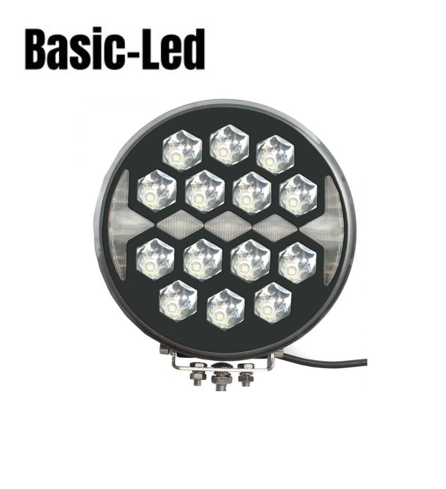 Basic Led long-range round headlamp 7480lm  - 1