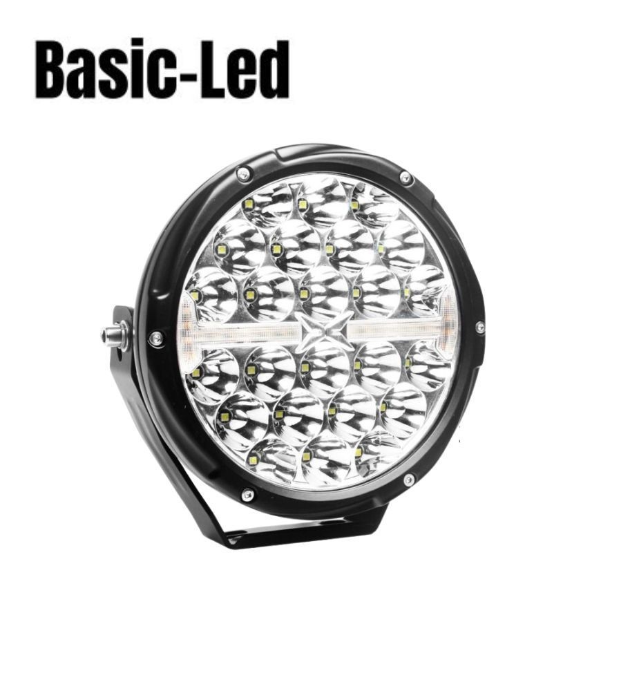 Basic Led long-range round headlamp with Flash  - 1