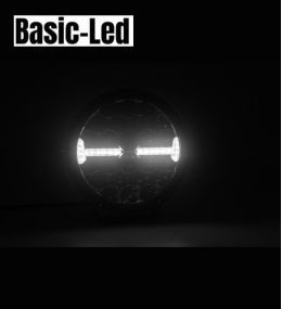 Basic Led Fernlicht Lange Reichweite Rund mit Flash  - 2
