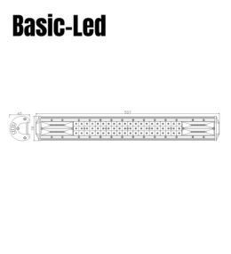 Basic Led Led Rampe 587mm 7020lm  - 3