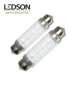 Ledson 42mm LED cold white shuttle bulb 12v  - 3