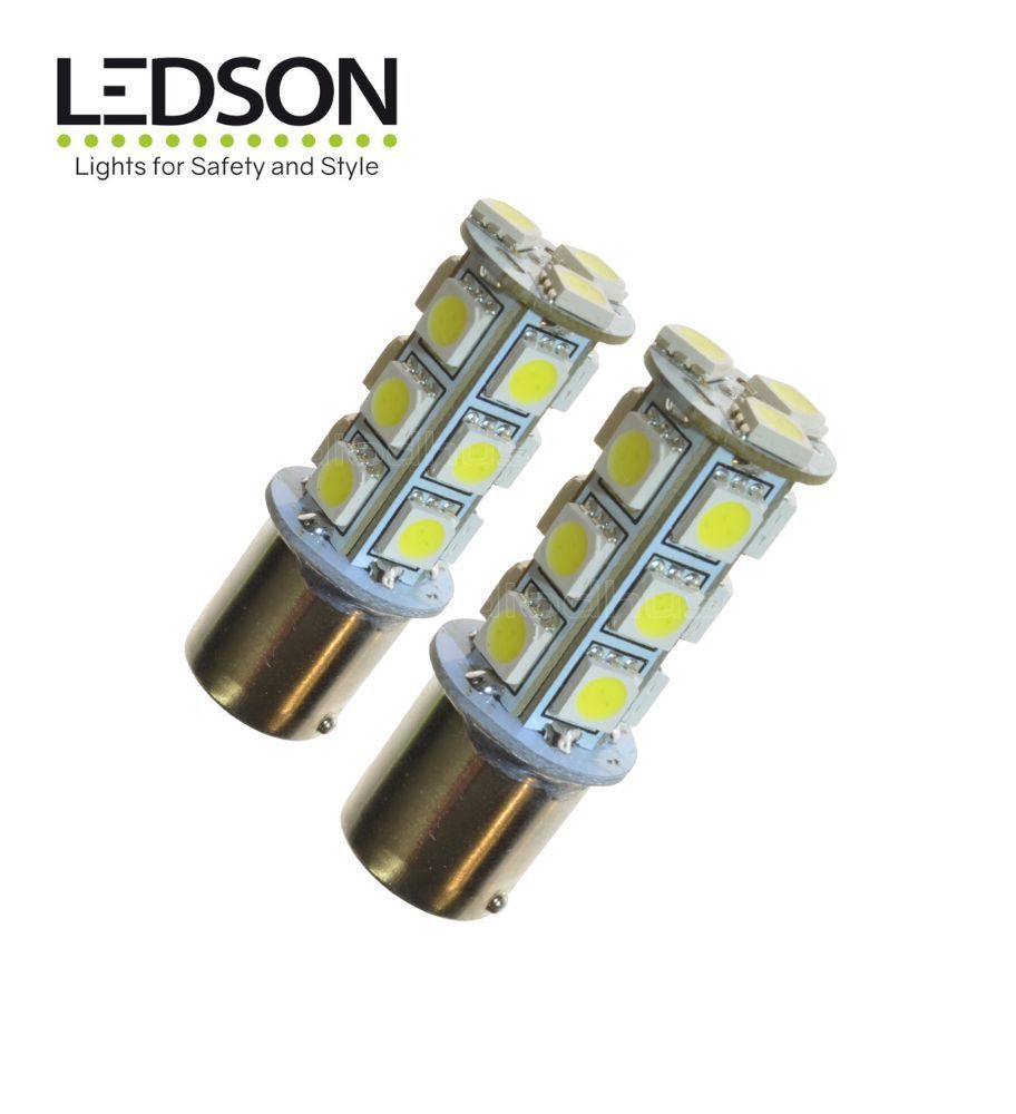 Ledson Bombilla LED BA15s P21W 12v blanco frío  - 1