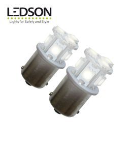Ledson Bombilla LED BA15s R5W blanco frío 12v  - 1