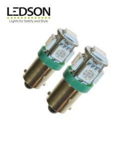 Ledson LED bulb BA9s green 12v  - 1