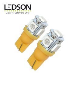 Ledson Bombilla LED T10 W5W naranja 12v