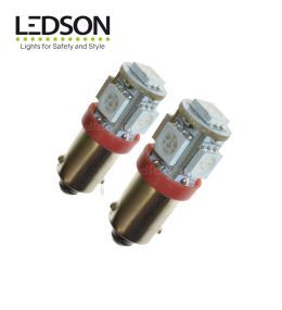 Ledson LED lamp BA9s rood 12v  - 1