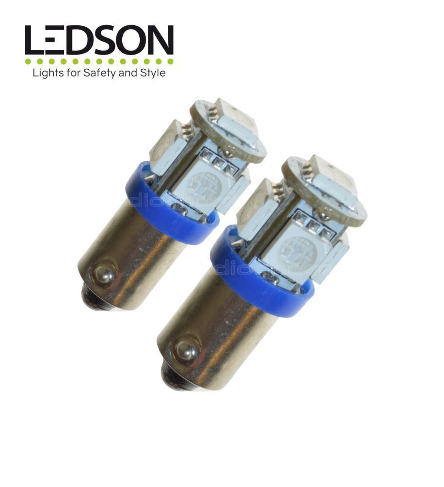 Ledson LED bulb BA9s blue 12v  - 1