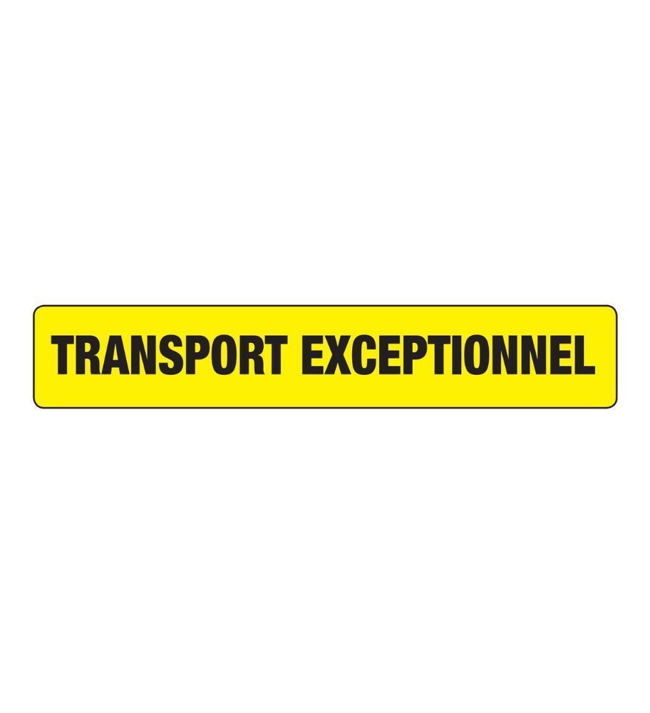 EXCEPCIÓN TRANSPORTE.1250X250 AMARILLO  - 1