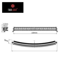Tralert Serie 77 1105mm 16000lm gebogen ledlamp  - 6