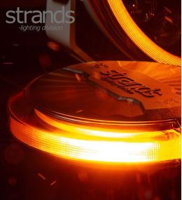 Strands gyrophare Firefly orange fixe 110mm  - 5