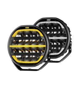 Flextra oZZ 9" round long-range headlamp, black 15000lm  - 2