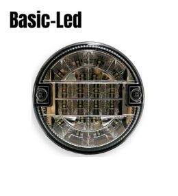 Luz de marcha atrás LED redonda - 3/4W - 12/24V - 150mm  - 1