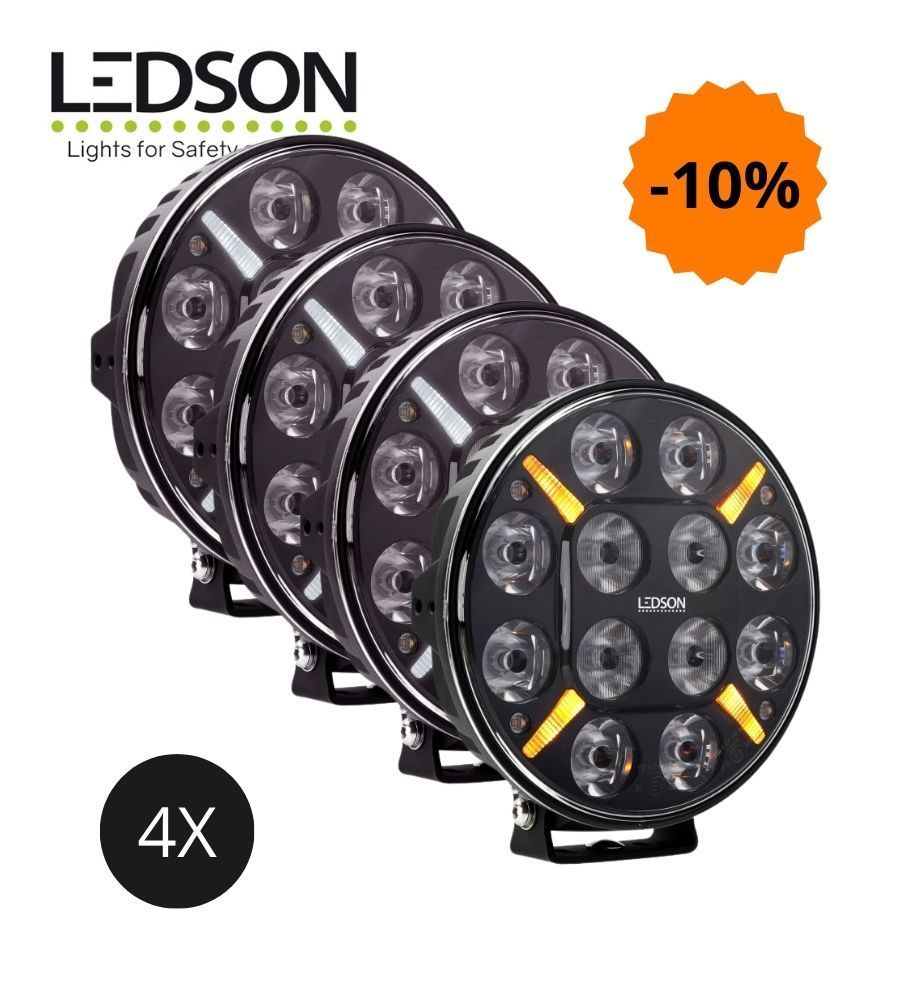 Ledson 4X phare de Longue portée Pollux9+ 120W  - 1