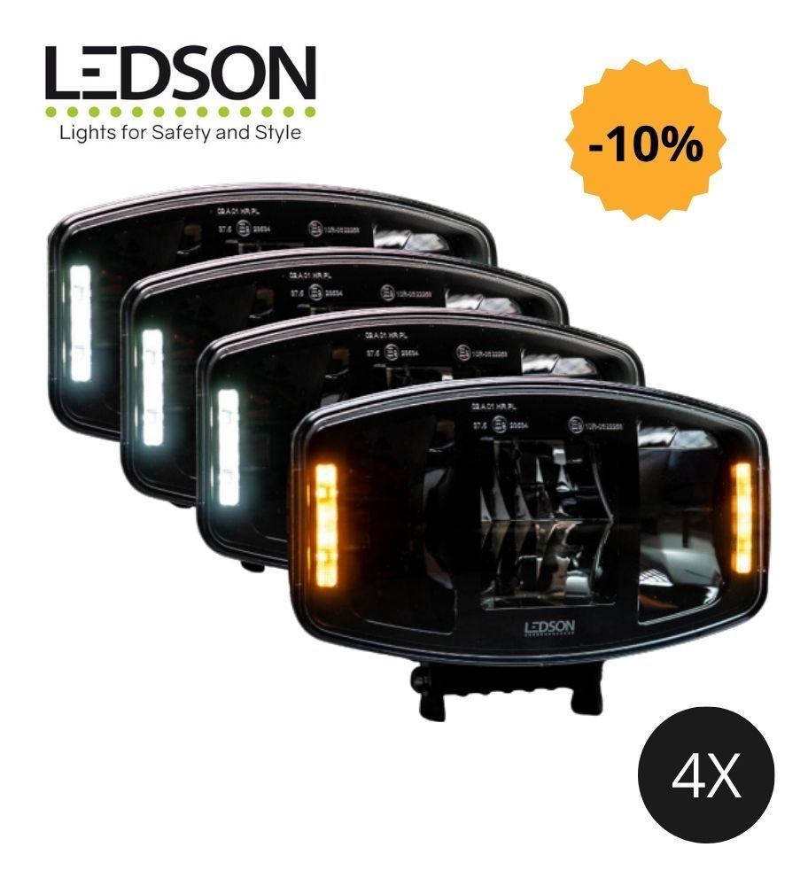 Ledson 4X phare de route Longue portée Orion10+ 100W  - 1