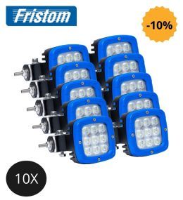 Fristom 10 phare de travail cadre bleu 2800lm  - 1