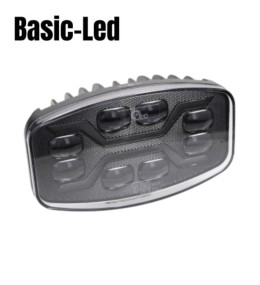 Basic Led Rectangular long-range headlamp Spider position light and flash  - 3