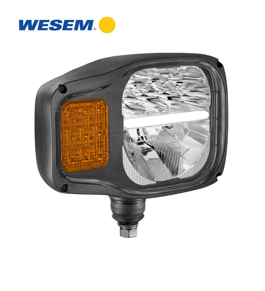 Wesem Phare de route Led avec clignotant fixation inférieur Droit  - 1