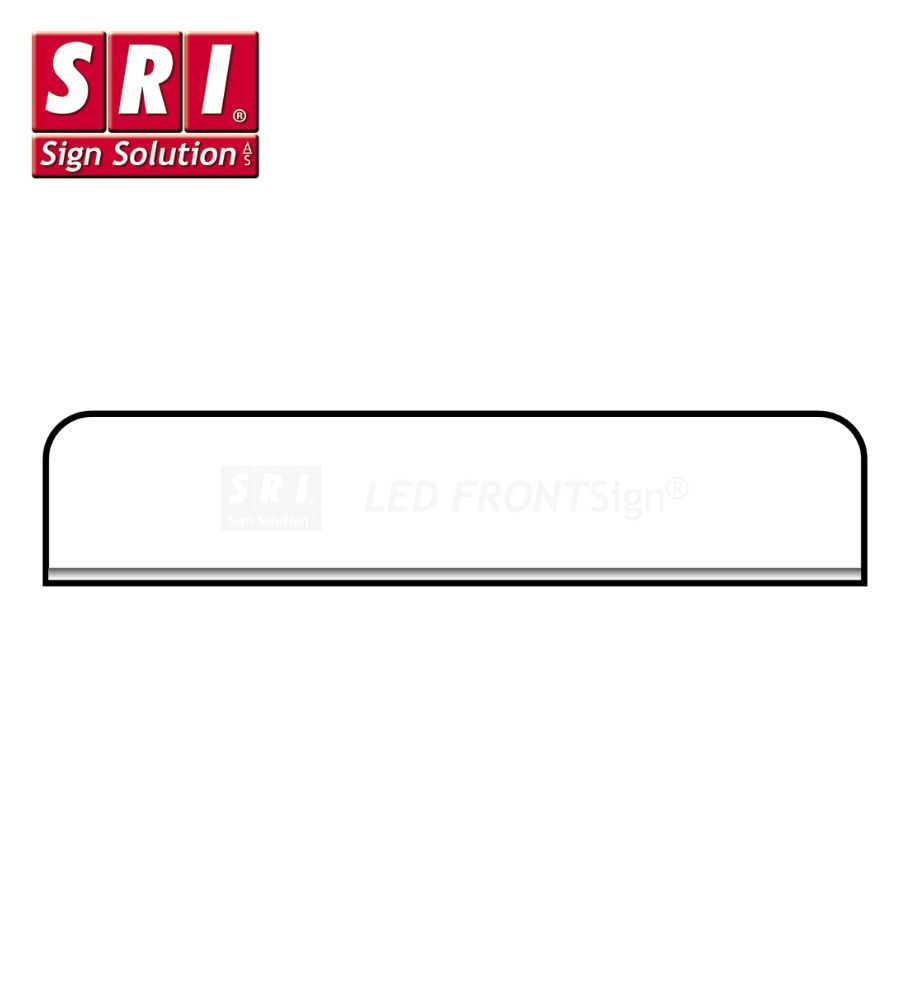 SRI Enseigne lumineuse FrontSign Renault 28X135cm  - 1