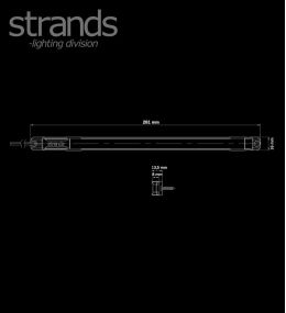 Strands lampe d'éclairage intérieur Unity 505mm rouge  - 3