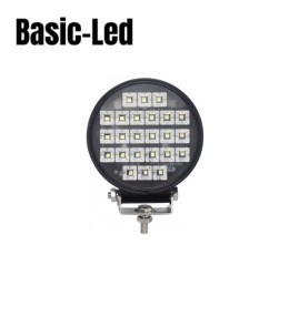 Basic Led Round worklight with switch 24W  - 4