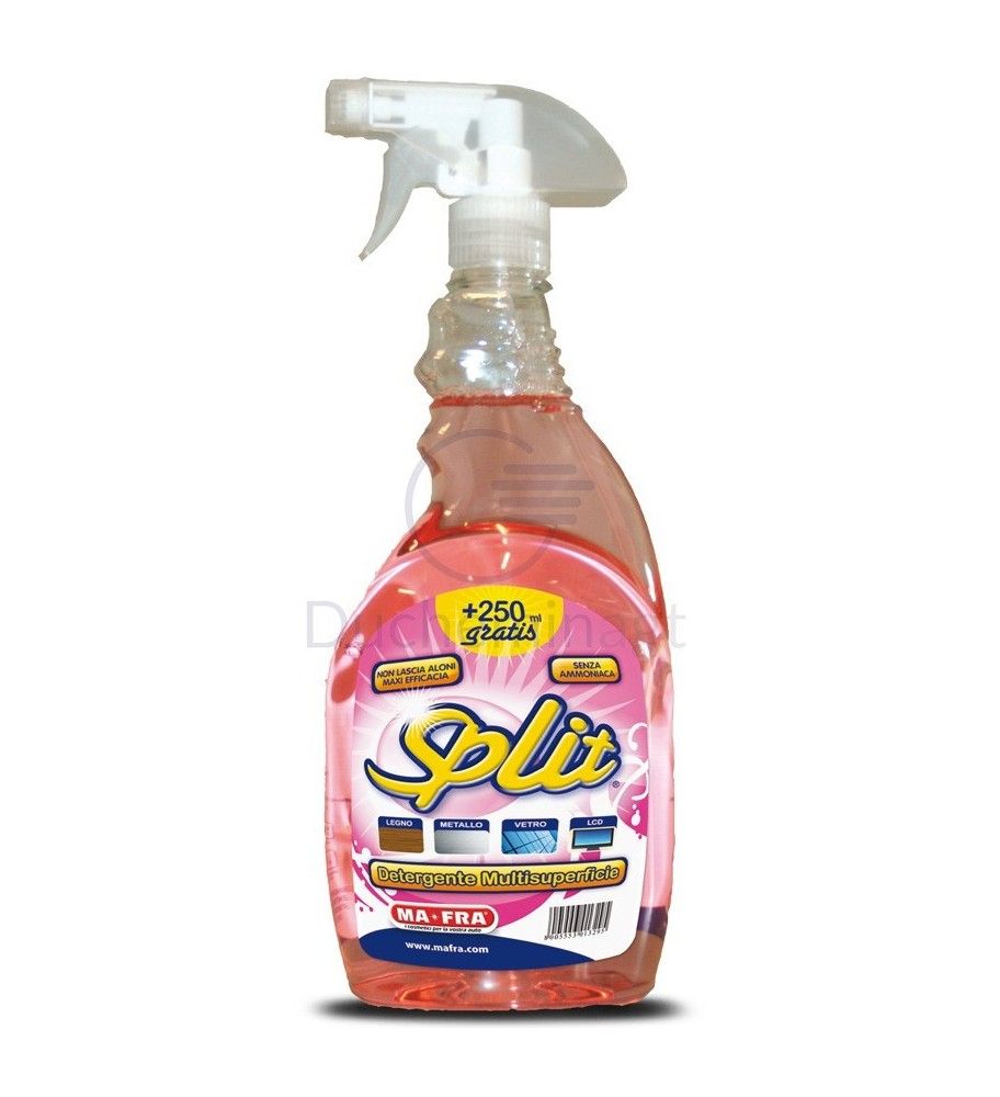 Multi-surface detergent spray