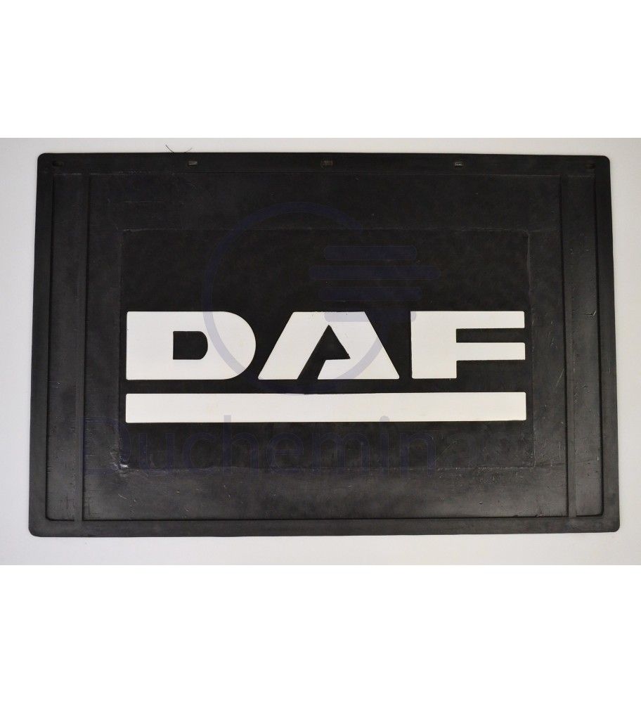 Black rear mudguard with white DAF logo