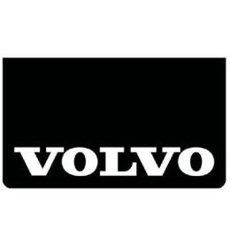 Schmutzfänger vorne schwarz mit weißem VOLVO-Logo  - 1