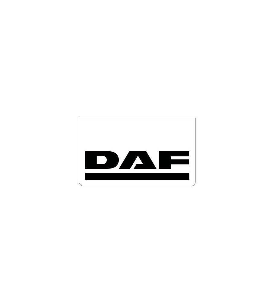 Weißer Schmutzfänger vorne mit schwarzem DAF-Logo  - 1