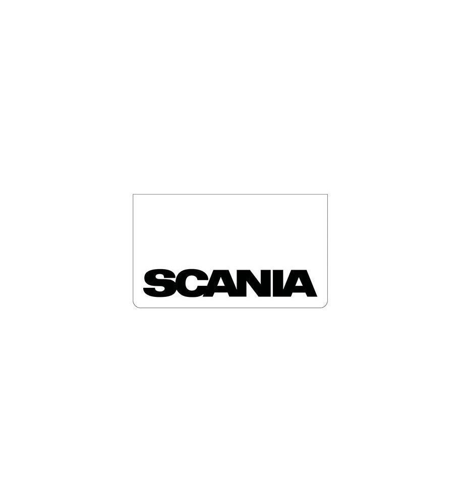Weißer Schmutzfänger vorne mit SCANIA-Logo Schwarz  - 1