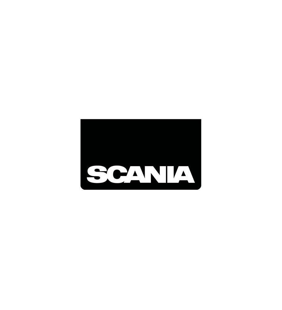 Bavette avant noir avec logo SCANIA Blanc