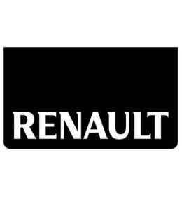 Bavette avant noire avec logo RENAULT blanc
