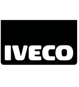 Zwart voorspatbord met wit IVECO-logo  - 1
