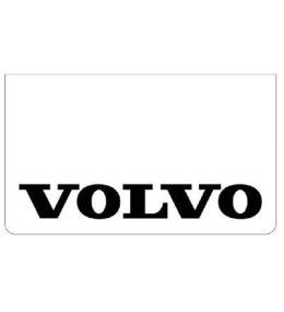 Guardabarros delantero blanco con logotipo VOLVO negro  - 1