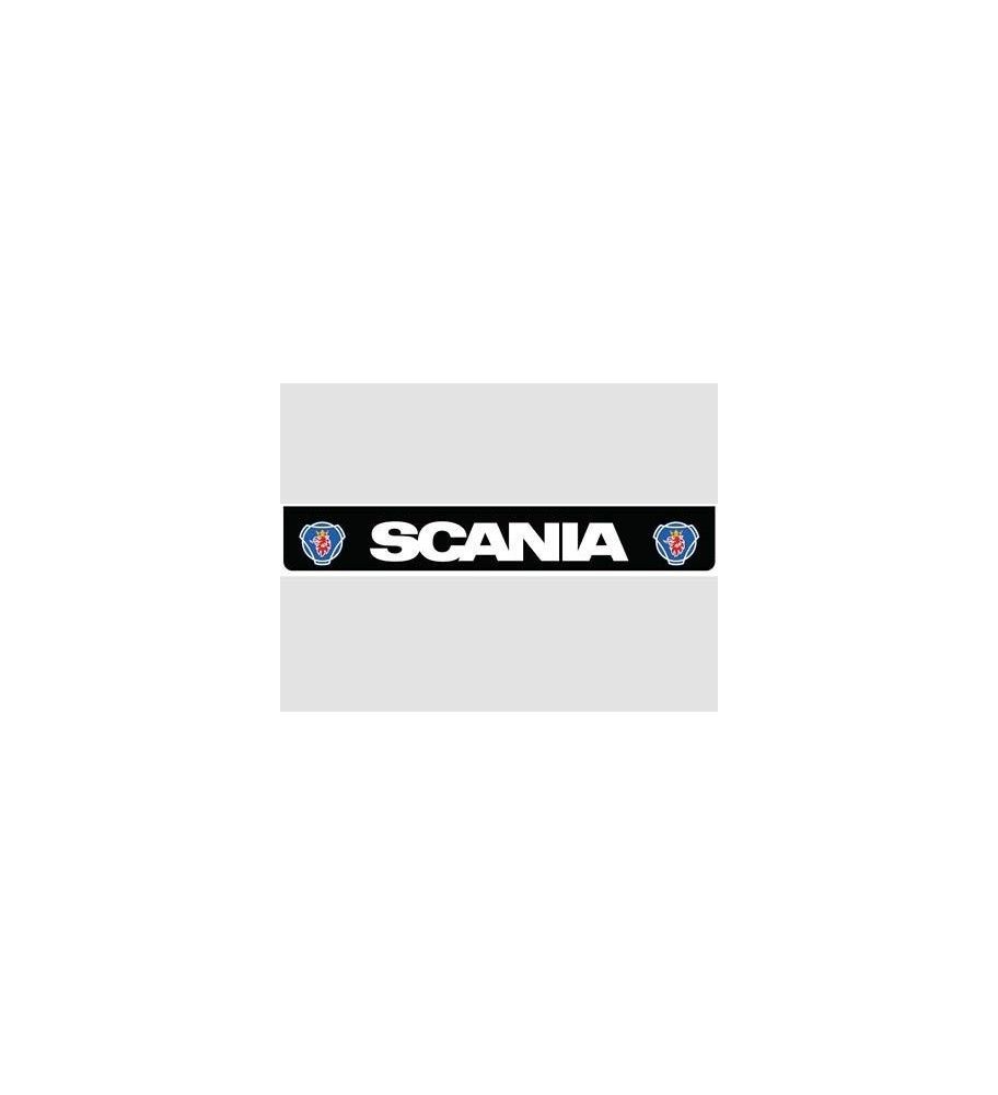 Zwart achterspatbord met wit SCANIA-logo en griffioen  - 1