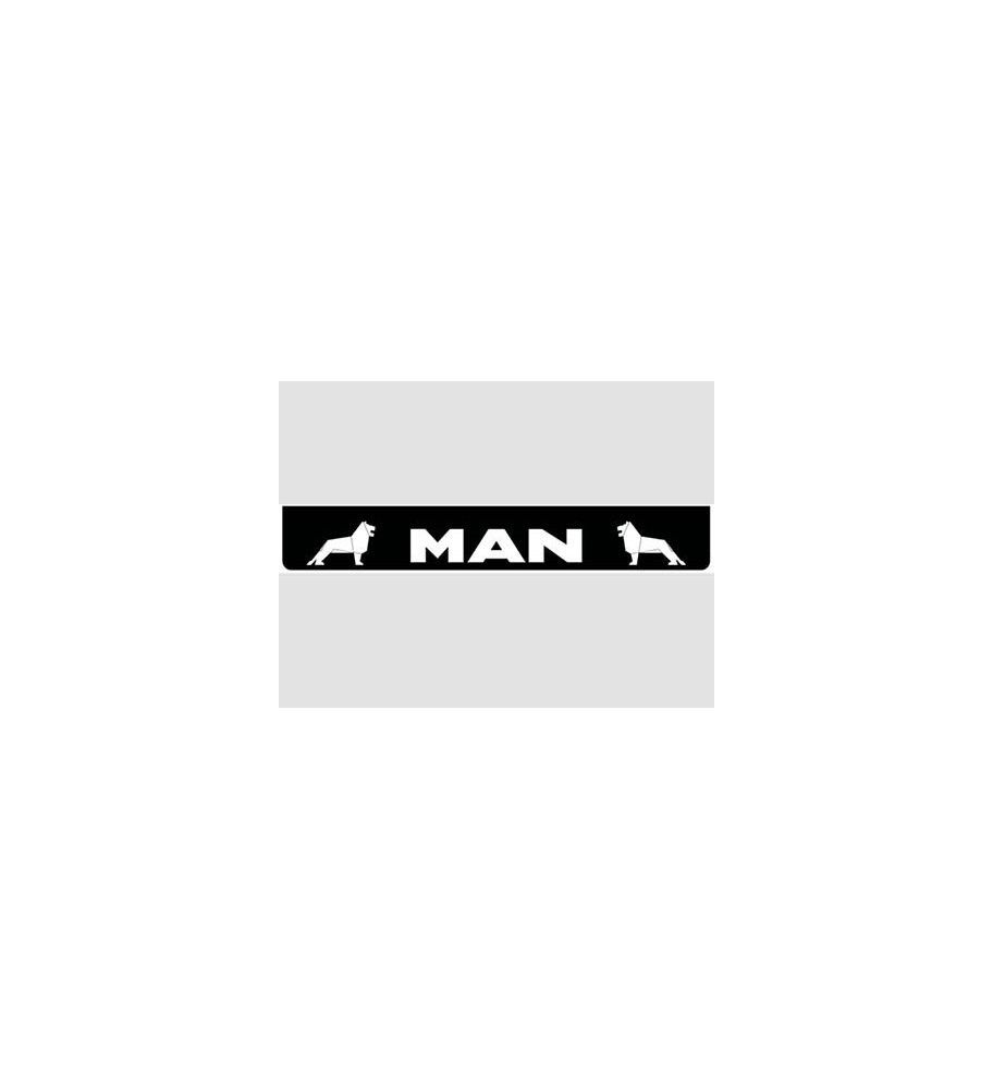 Black rear mudguard with white MAN logo  - 1