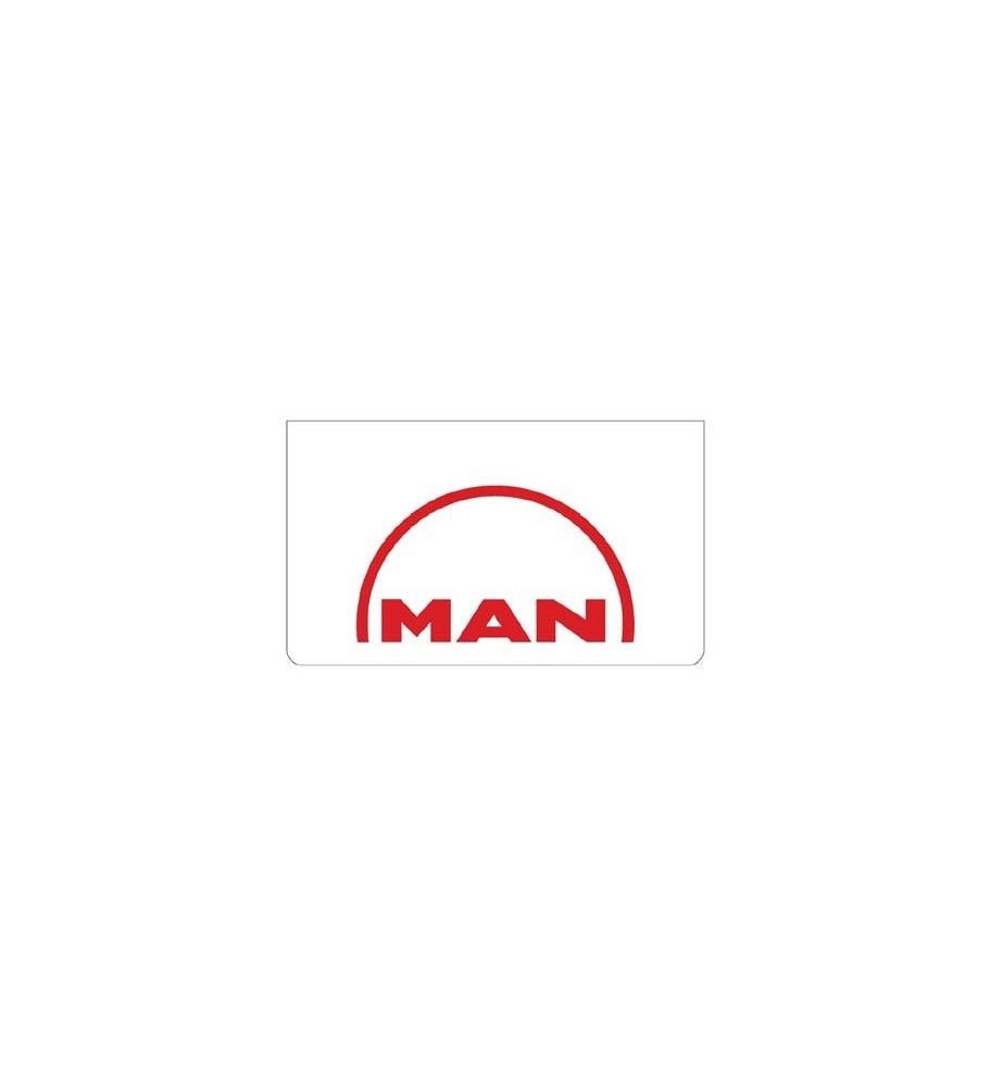 Wit voorspatbord met rood MAN-logo  - 1