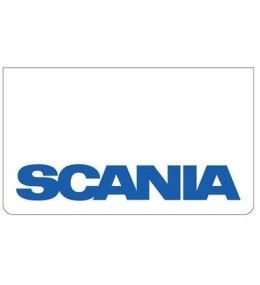 Wit voorspatbord met blauw SCANIA-logo  - 1